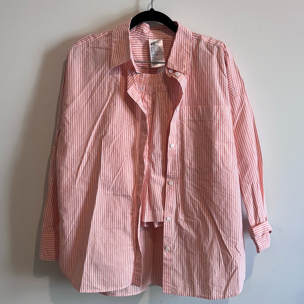 Cotton Poplin Striped Set
